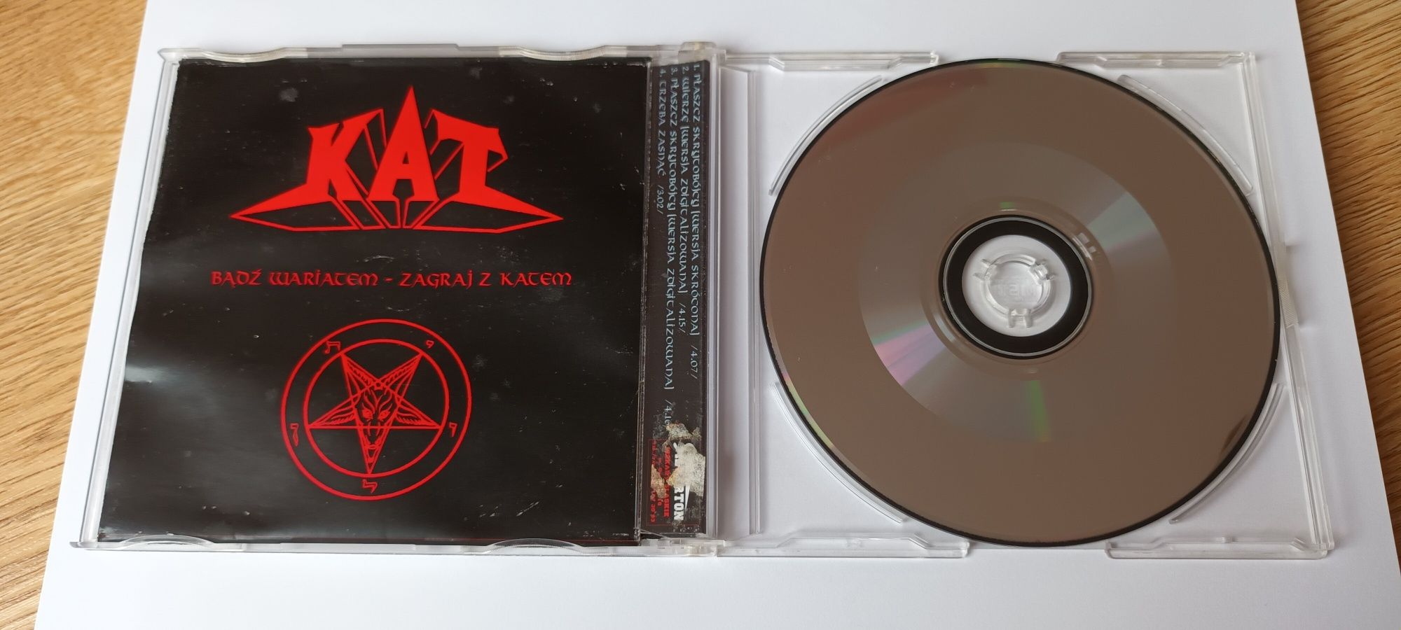 KAT singiel CD Bądź wariatem zagraj z katem