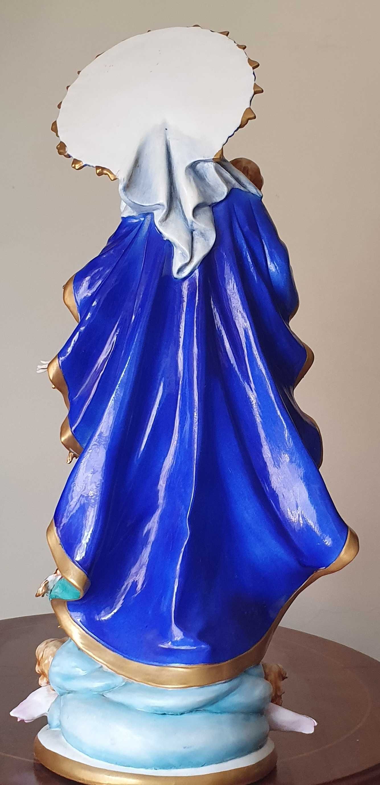 Arte Sacra -Luminosa Estatueta em Porcelana Tiche.