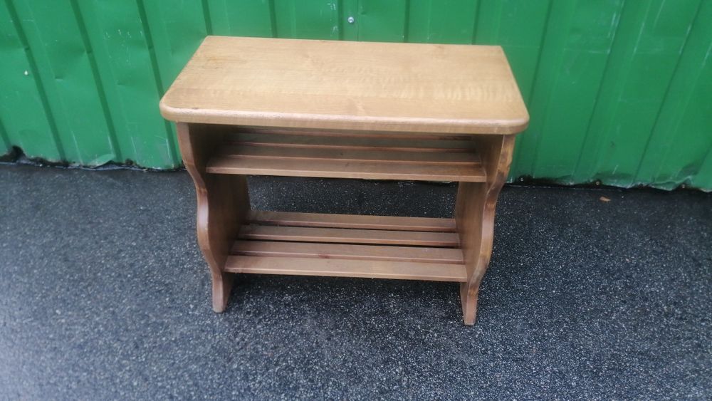 Підставка для взуття з натурального дерева