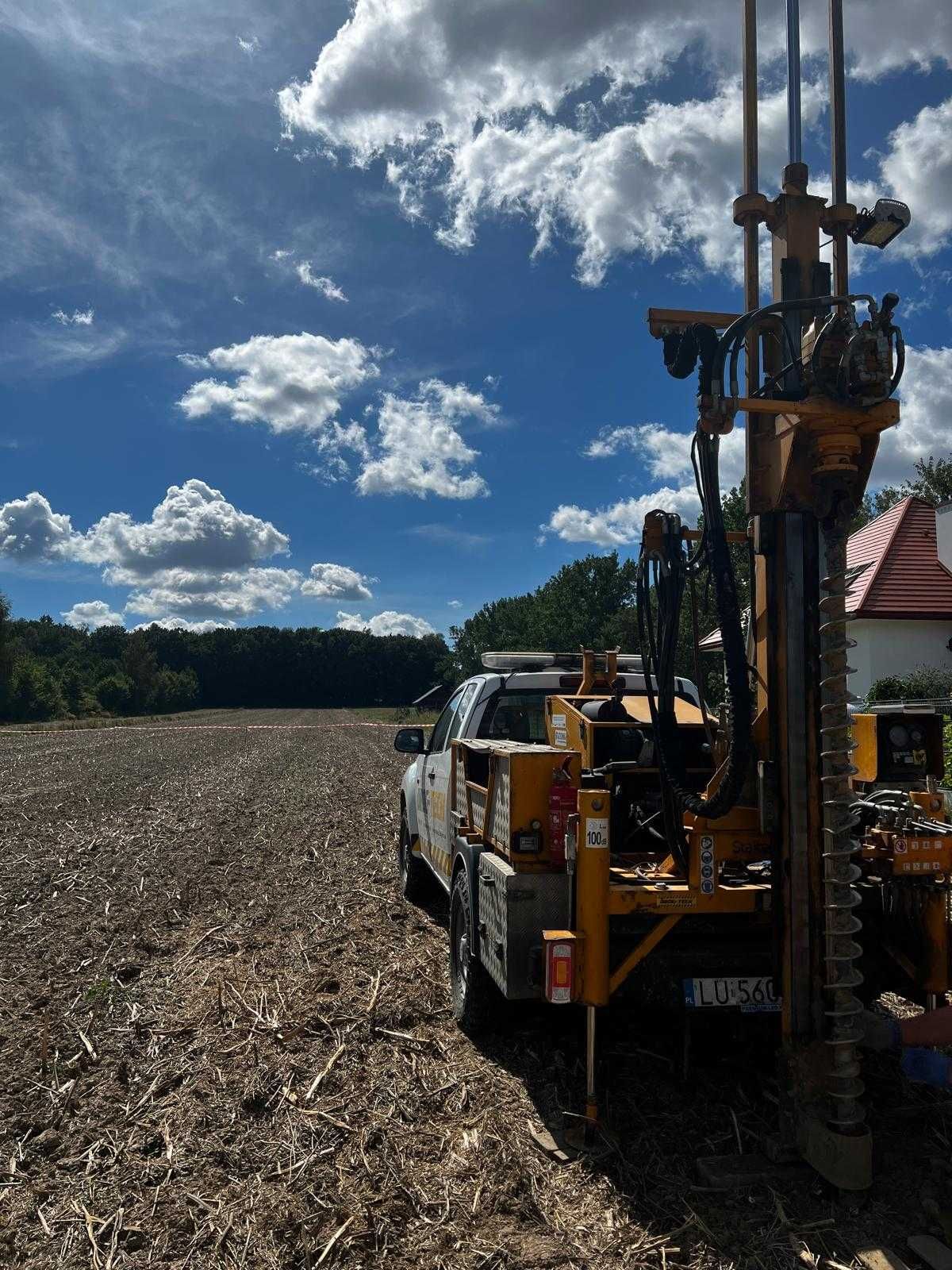 Odwierty geotechniczne pod dom (geologia, geotechnik, geolog)