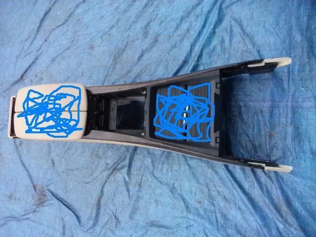 TUNEL ŚRODKOWY GOŁY KREMOWY BEŻOWY BMW X5 E70