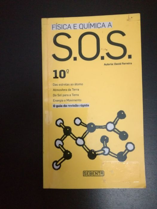 Livros resumos e provas modelo Físico-Quimica A 10/11 ano