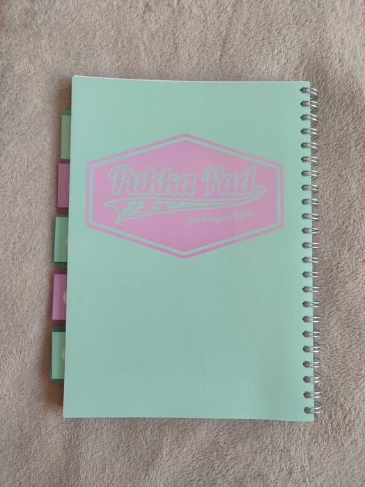 Kołozeszyt Pukka Pad w kartkę PASTEL PROJECT BOOK w formacie A4
