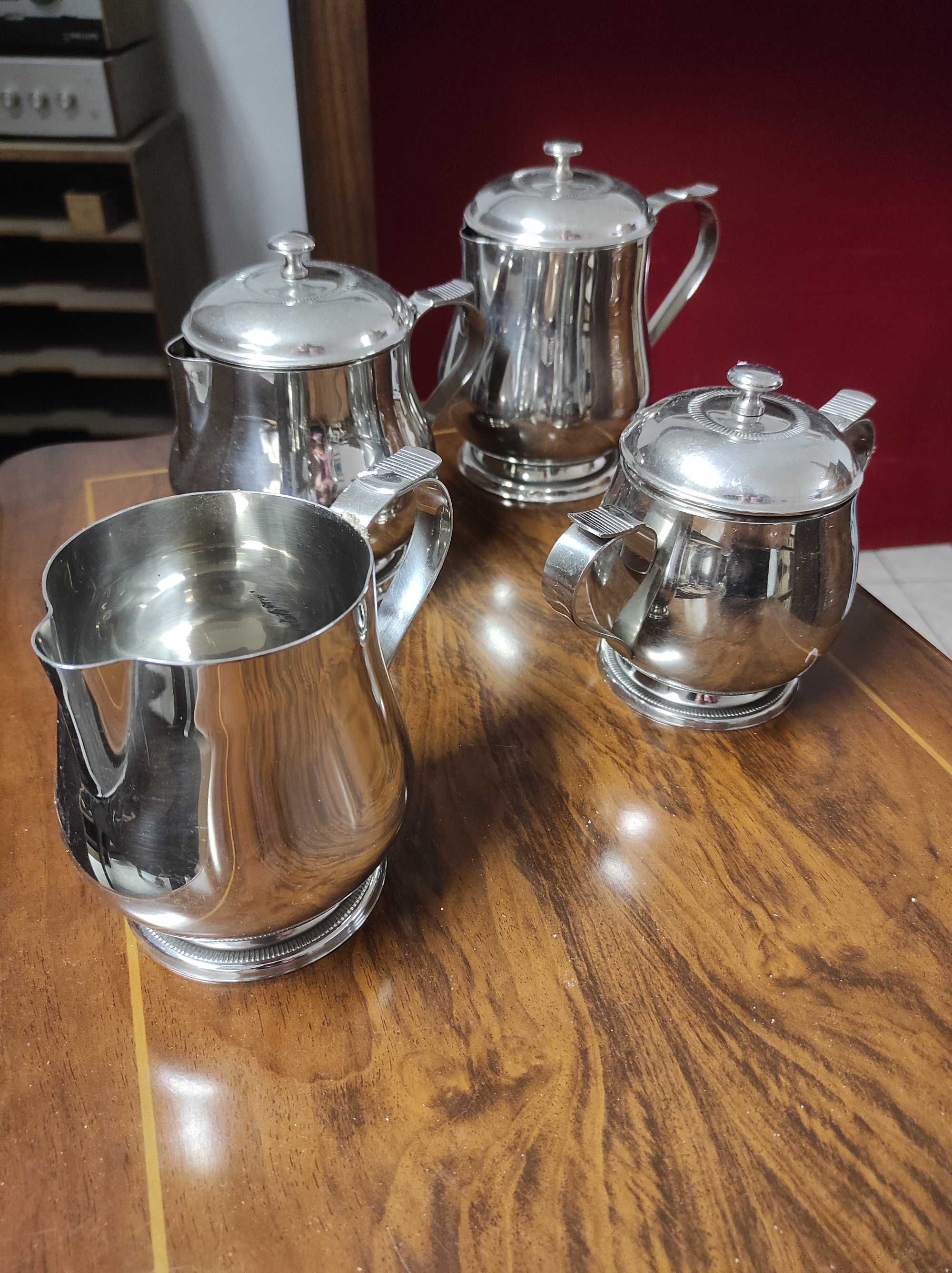 Conjunto Vintage de 4 peças de chá e café
