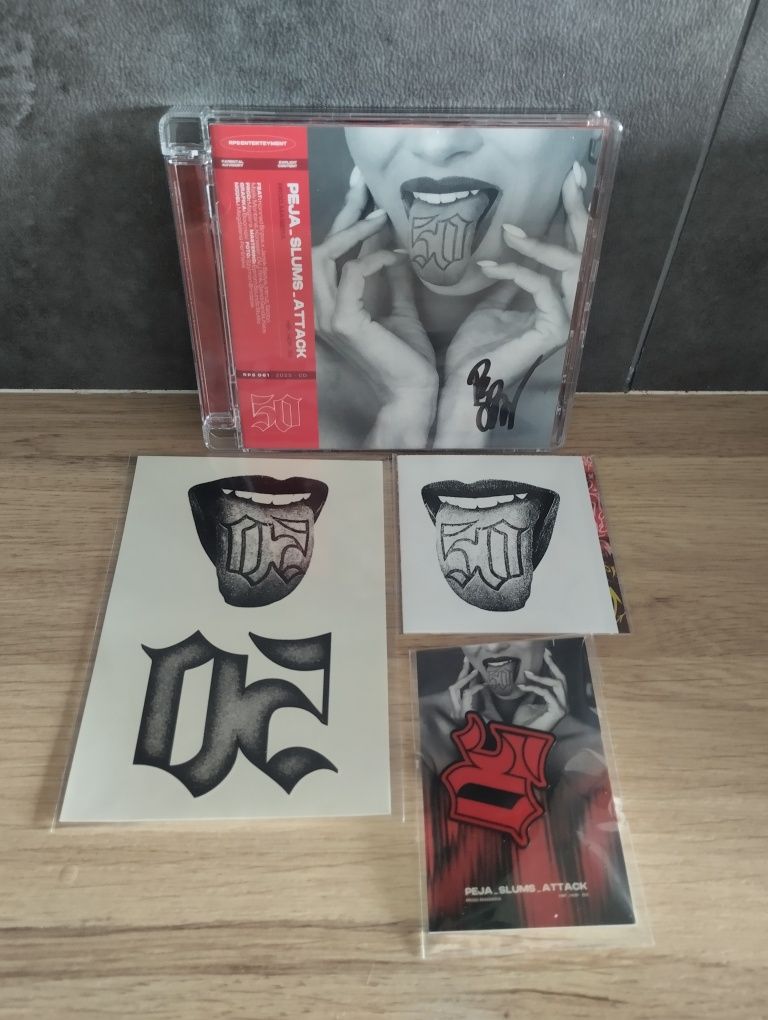 Peja slums Attack, hip hop 50 preorder - 2cd + autograf + gadżety