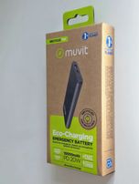 Powerbank / Bateria e emergência MUVIT, 10000 mAh - NOVO C/ GARANTIA!