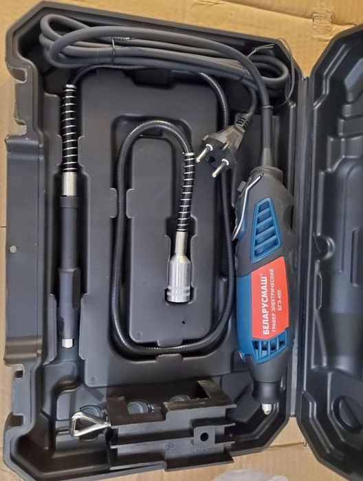 Гравер Беларусмаш 400Вт Гибкий Вал Кейс 35000об/мин Недорого Новый