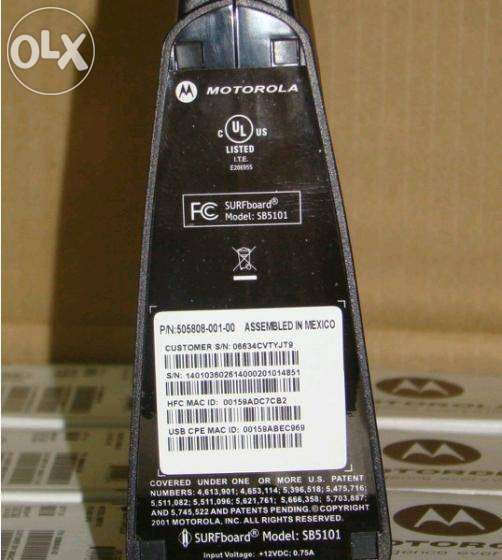 Кабельный модем Motorola SB5100i