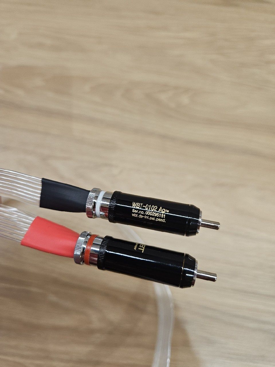 Interkonekt RCA WBT 0102Ag Posrebrzany