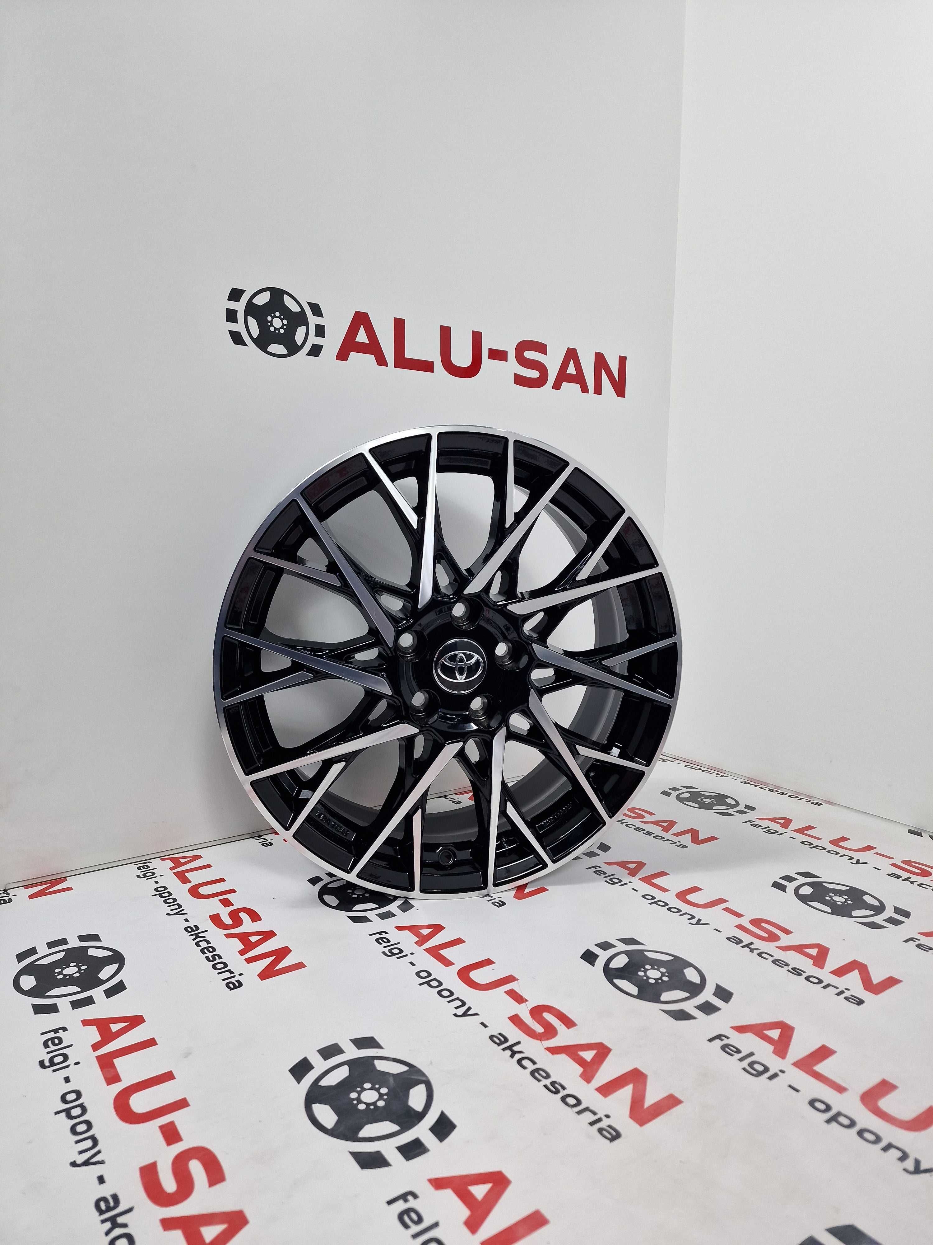 NOWE alufelgi TOYOTA 18" 5x114,3 Auris Corolla RAV-4 Previa - Czarne