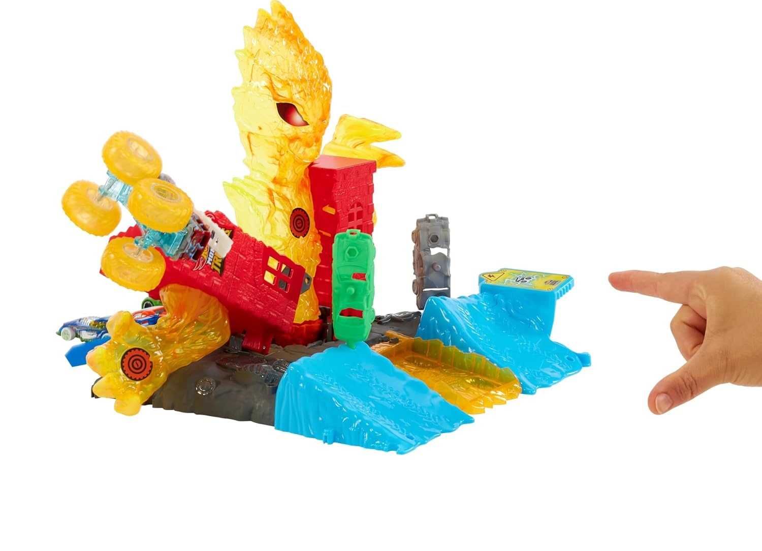 Ігровий набір Hot Wheels Monster Trucks Power Smashers 5 Alarm