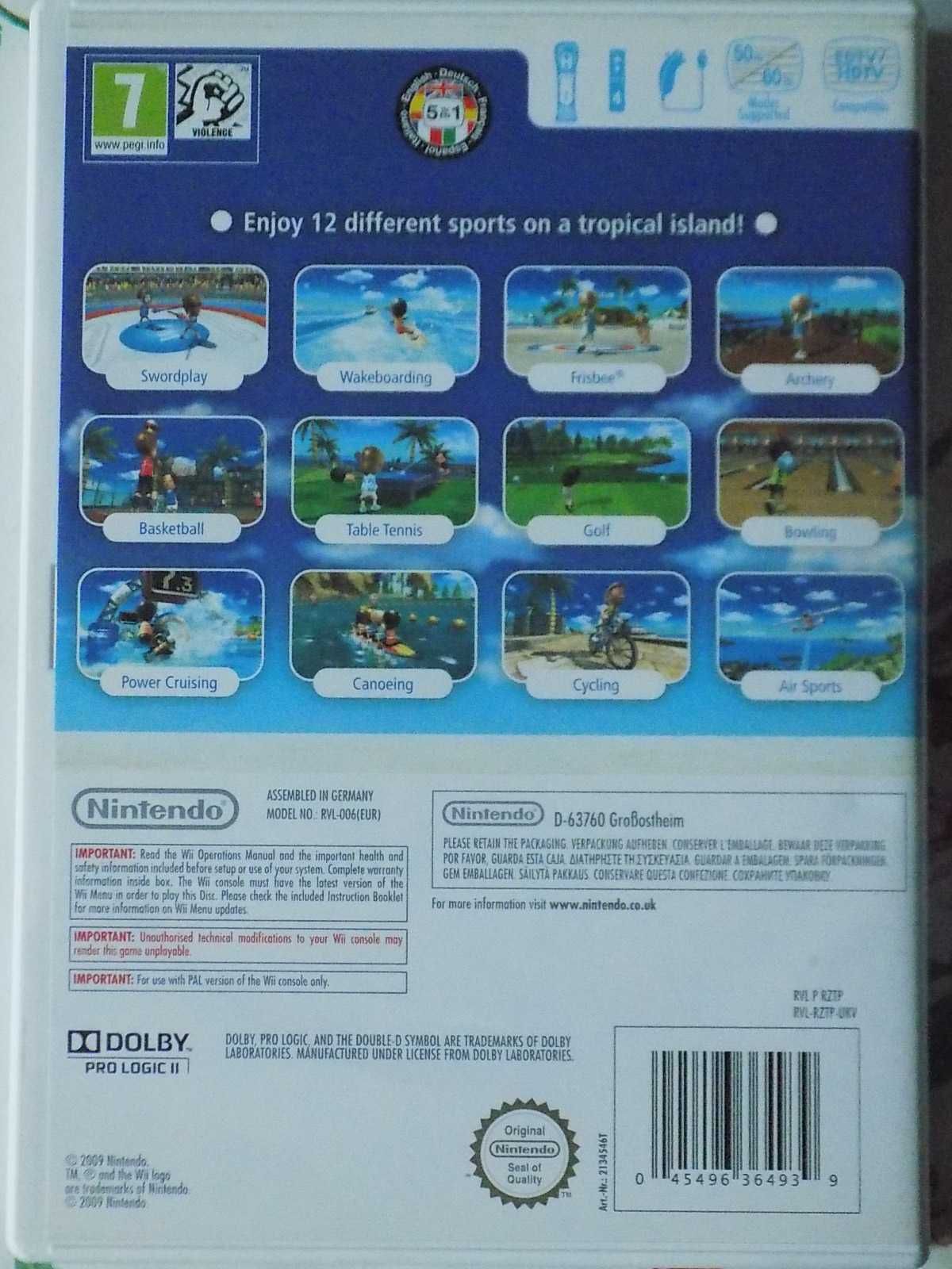 Wii Sports Resort - box 3xA - mega gra na Nintendo Wii/Wii Mini, Wii U