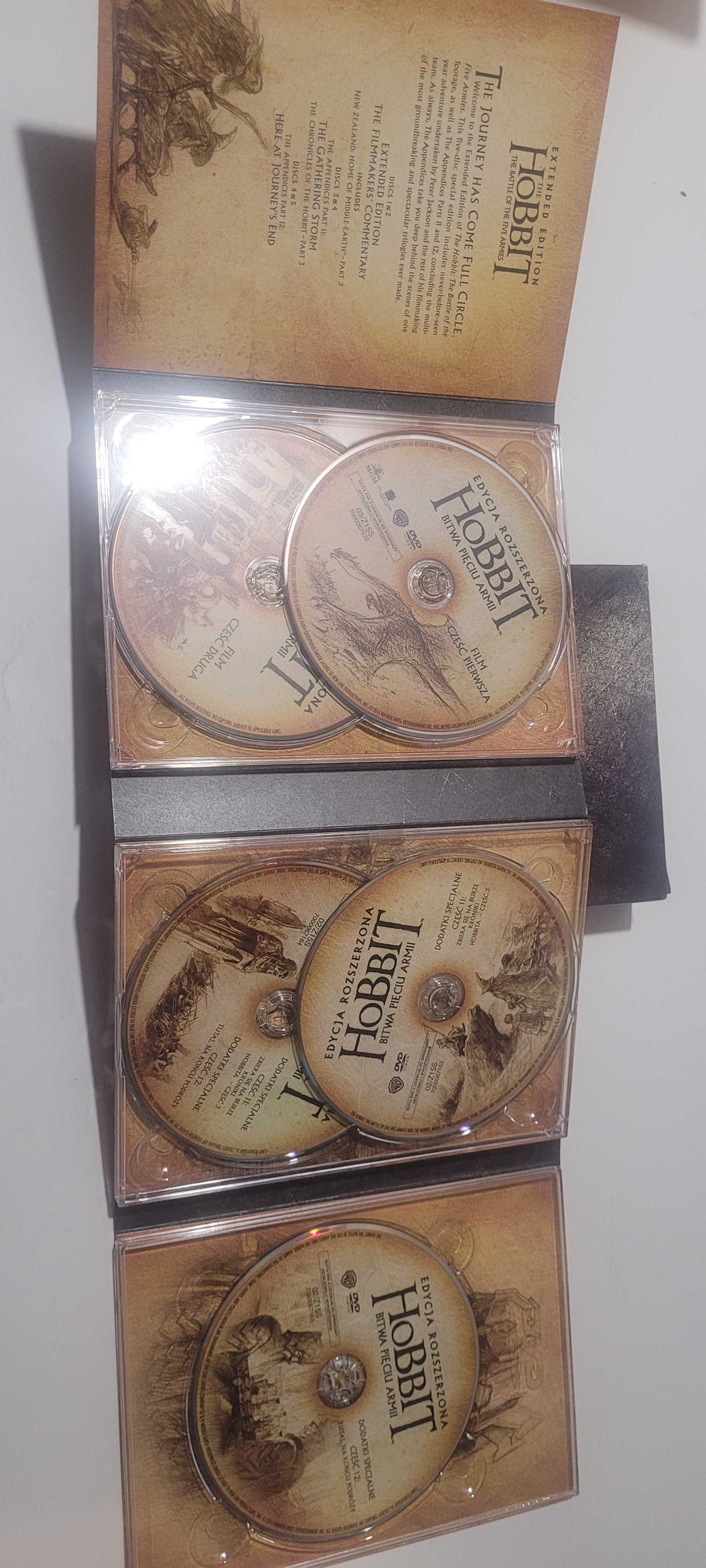 Hobbit: Bitwa pięciu armii wydanie rozszerzone Dvd