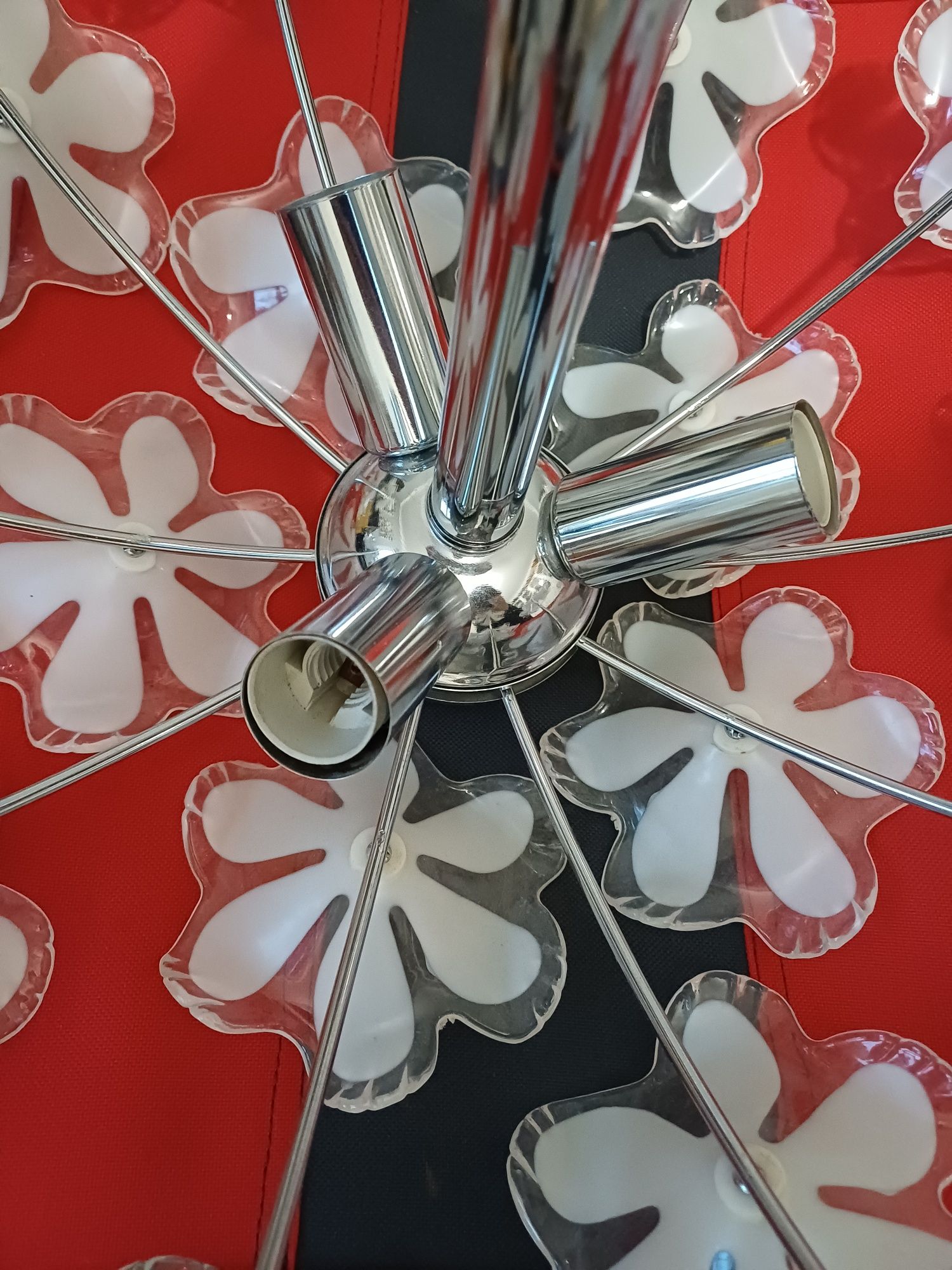 Lampa w kwiatki 3xE14 - stanie idealny