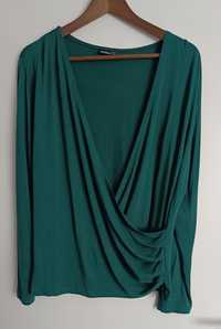 Bluzka damska kolor zielony Janina rozmiar 46