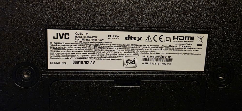 Telewizor LT-50VAQ330P JVC