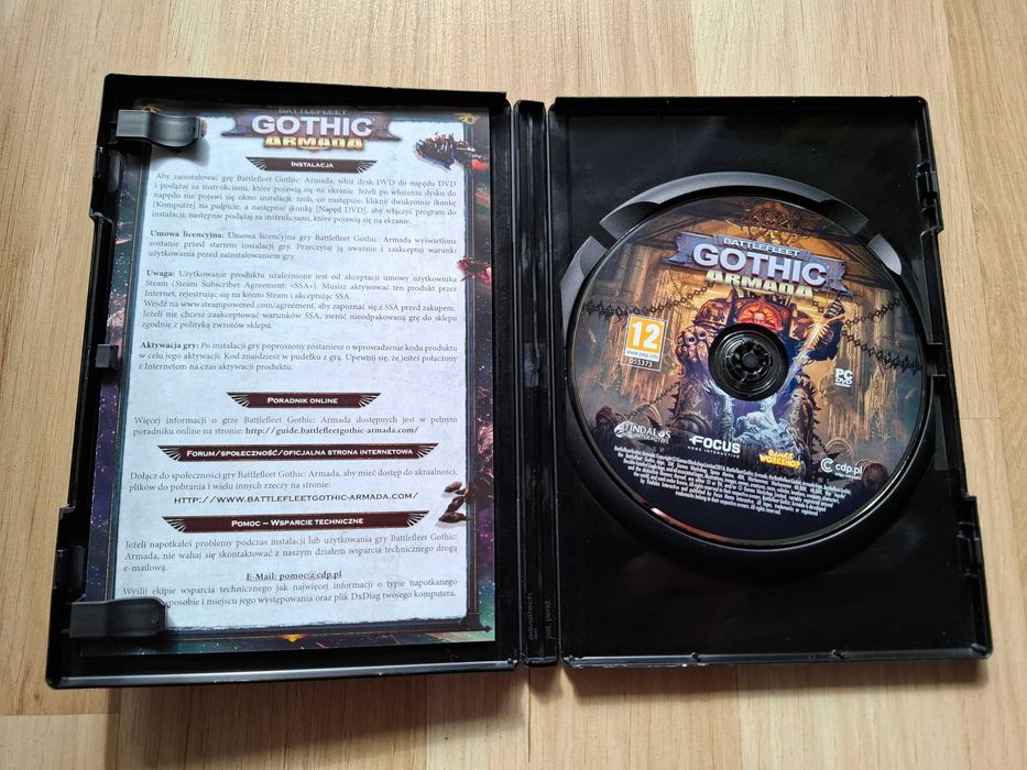 Battlefleet Gothic Armada PC Edycja Specjalna plakat pudełko po grze