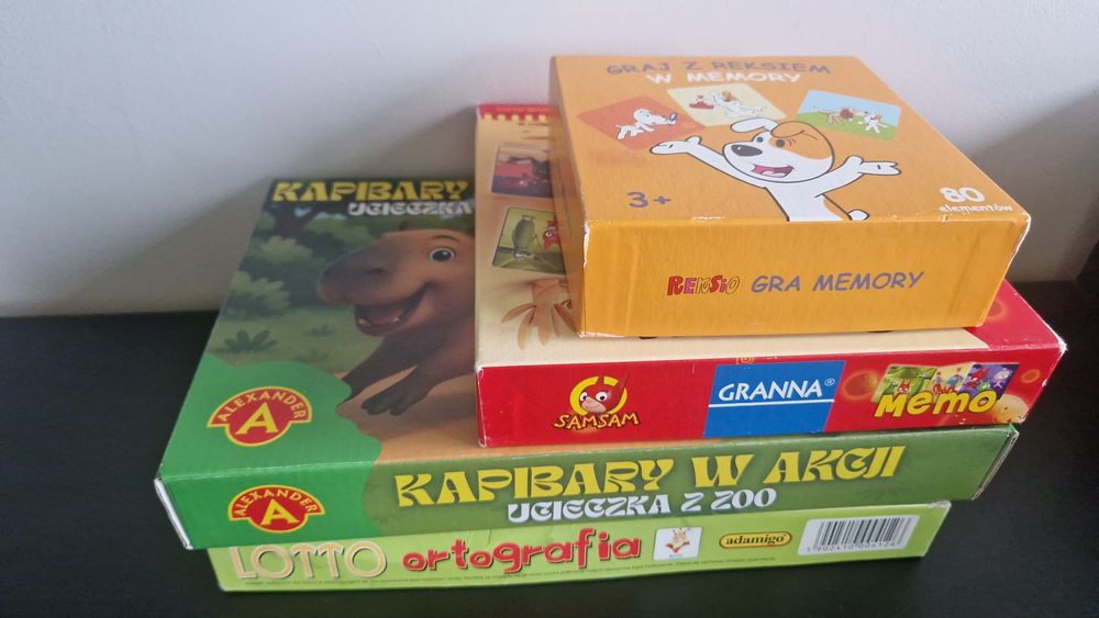 Zestaw gier dla dzieci Kapibary