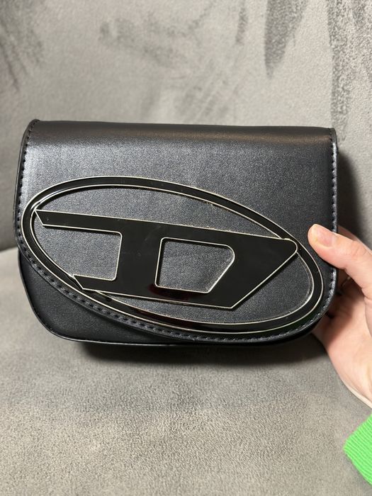 Сумка жіноча клатч в стилі Diesel Дизель чорна