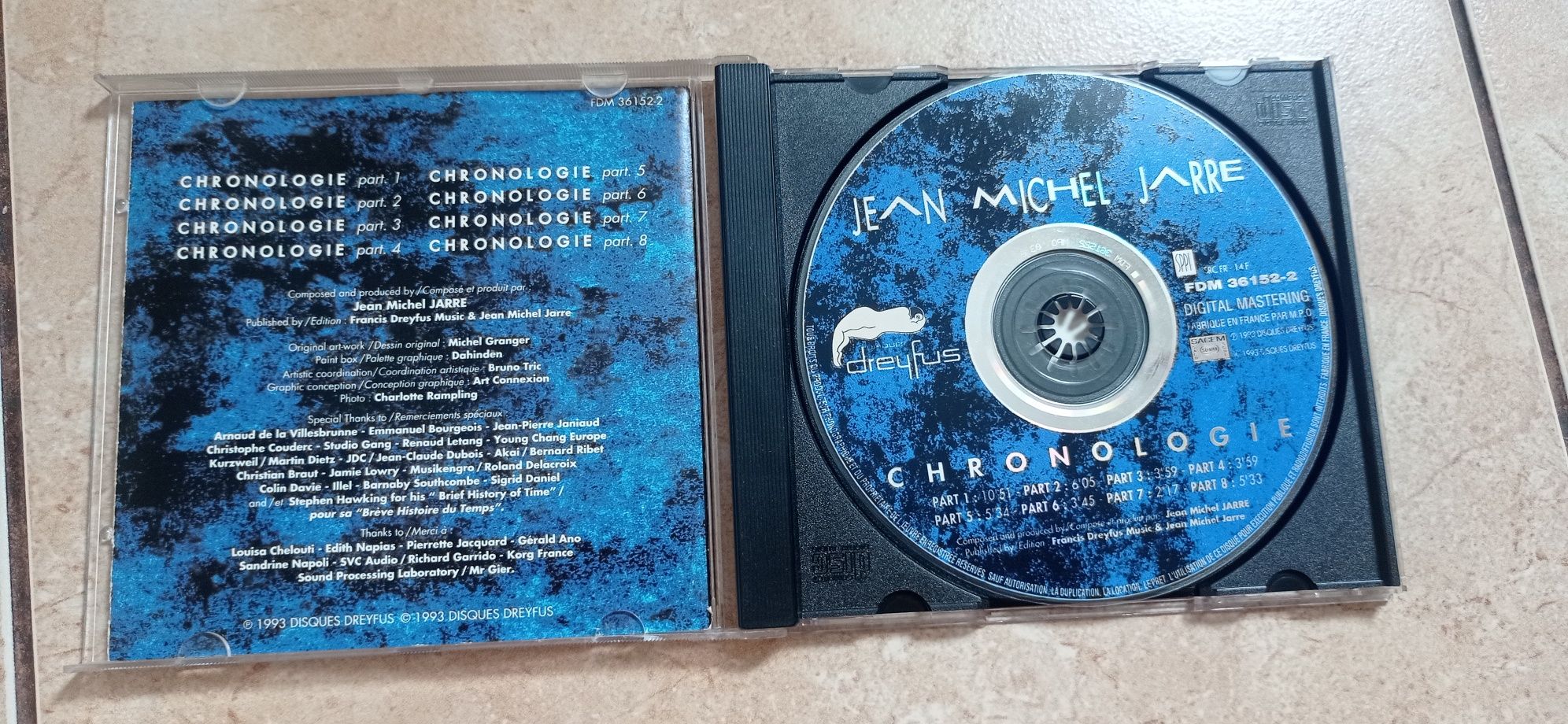 Jean Michel Jarre CHRONOLOGIE CD
