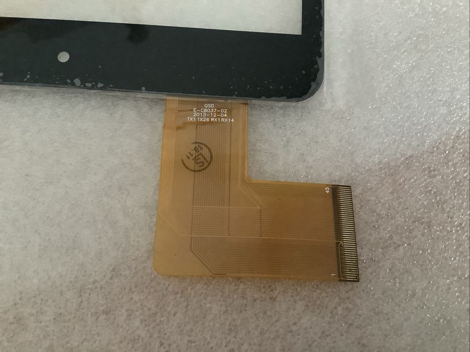 Vidro tatil / touch screen E-C8037-02 para tablet