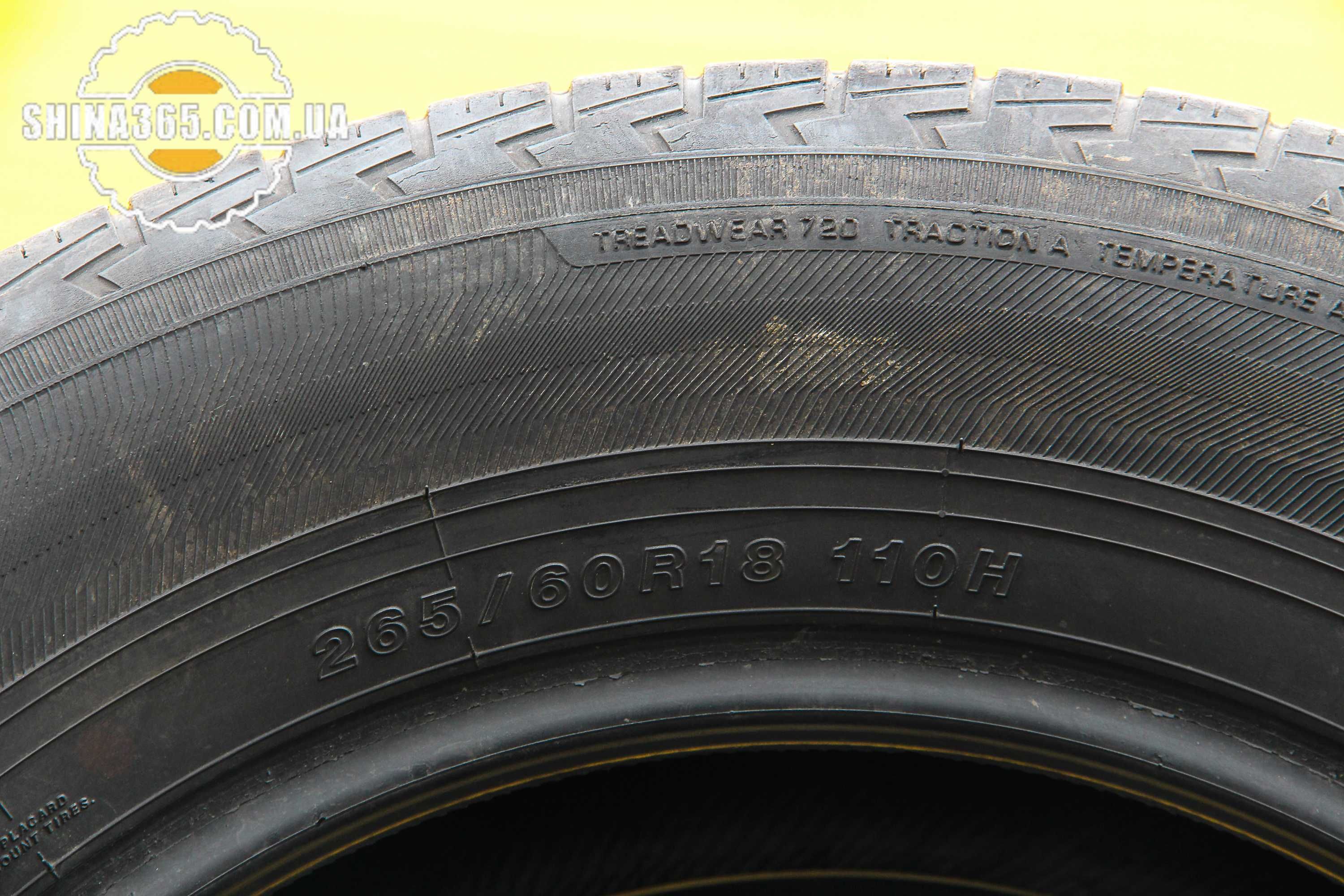 Резина 265/60 R18 Yokohama Geolender G98 Лето Комплект