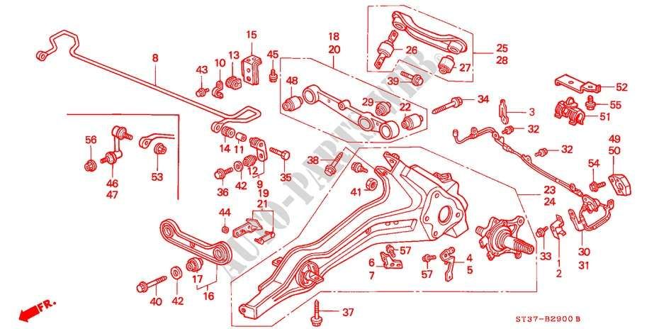 Sino-blocos / Casquilhos para Honda