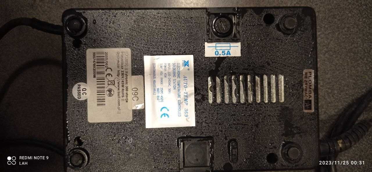 STACJA LUTOWNICZA 230V45W 369 Xytronic