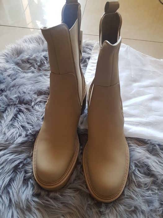 Botki z gumowaną podeszwą Zara rozm 41