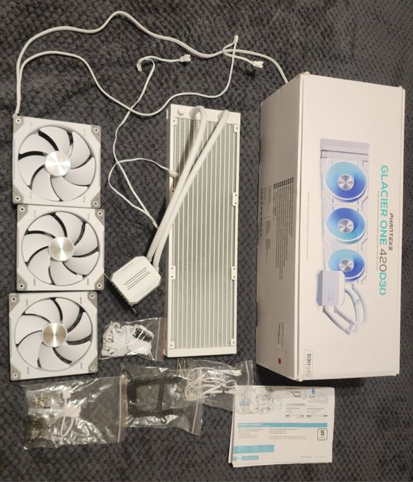 Водяное Охлаждение Phanteks Glacier One 420d30 White (СЖО)