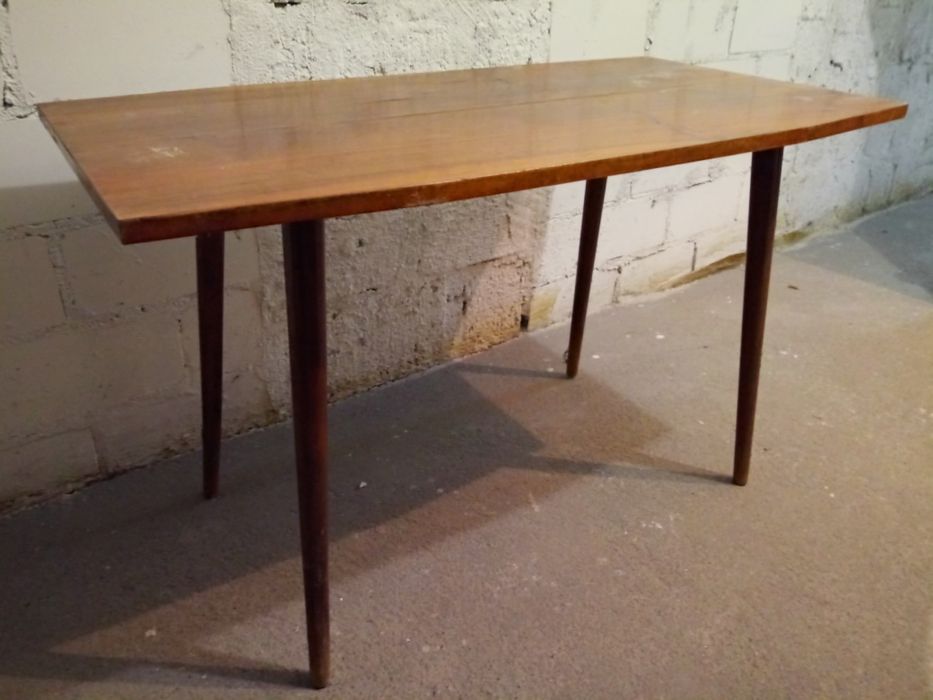 Ława, stolik kawowy patyczak PRL