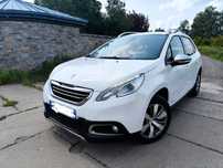 Peugeot 2008 Allure FULL +Skory FELINE 1.6HDI 92 Ledy KM Navi klimatronic bialy
