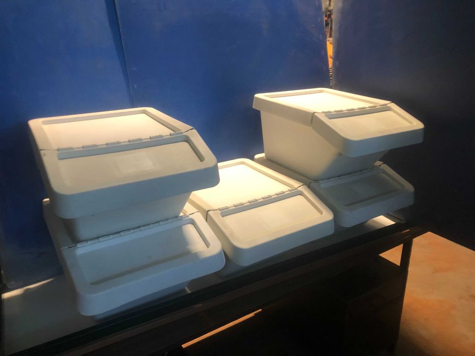 5 Caixas de arrumação Sortera IKEA - empilháveis