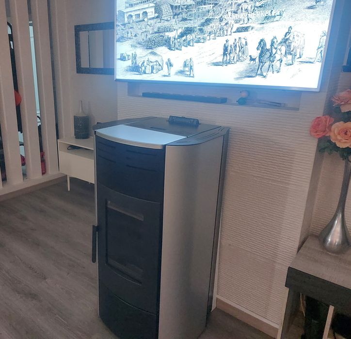 Salamandra pellets aquecimento central da Extraflame