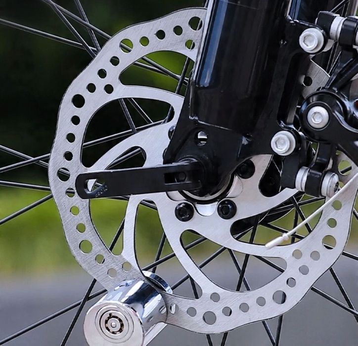 Blokada rowerowa motor skuter na tarczę hamulcową zamek zabezpieczenie