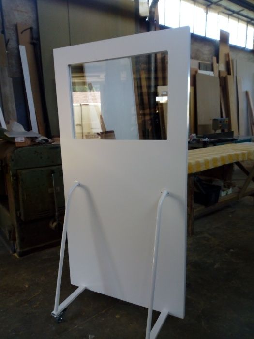 Biombo radiológico, isolado com chumbo e Vidro chumbinho