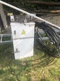 Prowizorka budowlana skrzynka elektrycznara erbetka kabel warkocz