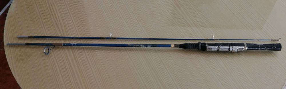 cana de pesca Daiwa com 170 cm.