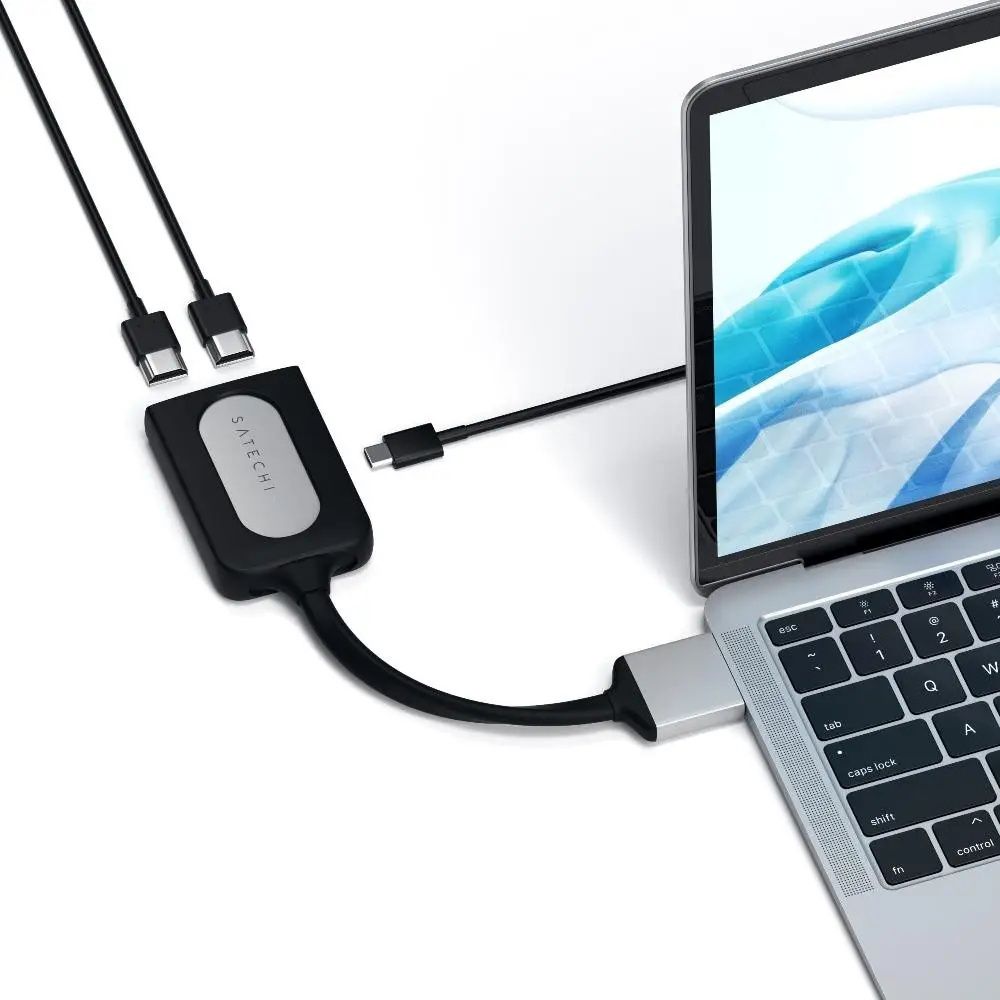Хаб-адаптер Satechi Type-C Dual HDMI для MacBook Adapter