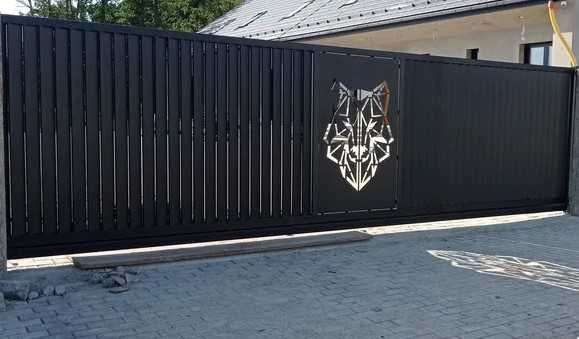Bramy wjazdowe, ogrodzenia, furtki – wzory wypalane CNC plazmą