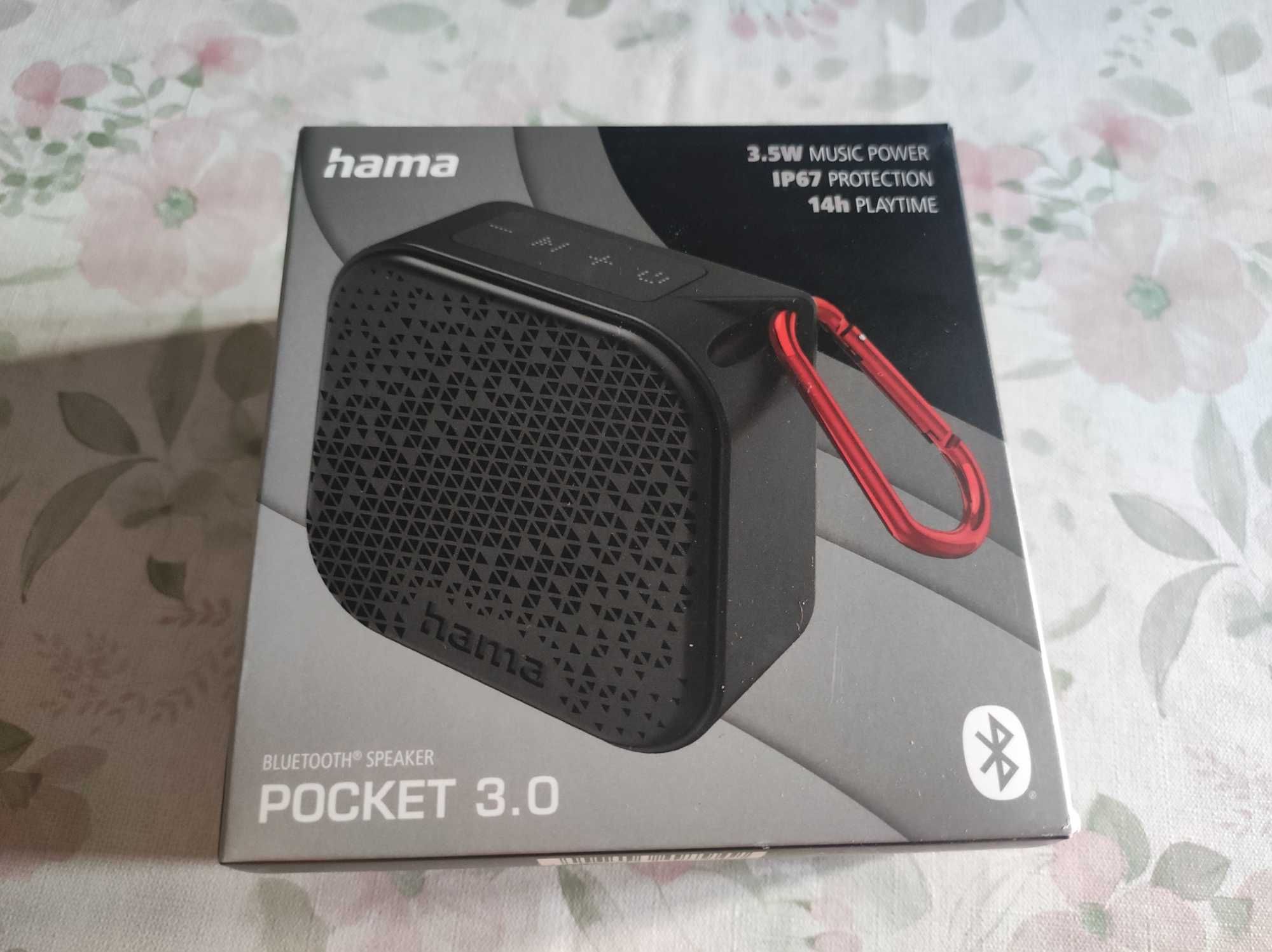 Coluna Bluetooth Hama LS Pocket 3.0" Impermeável