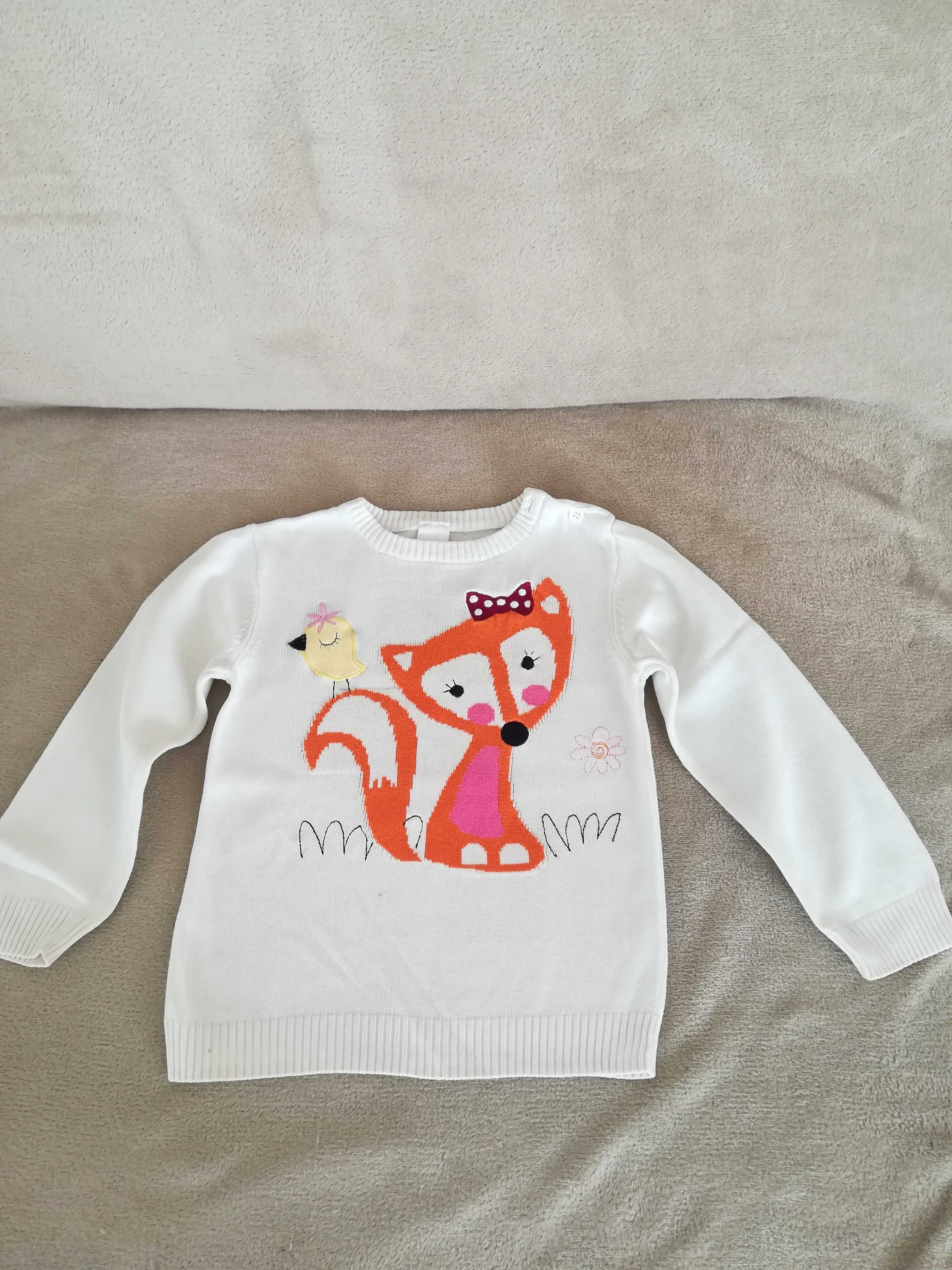 C&A Baby Club sweterek dla dziewczynki rozmiar 92