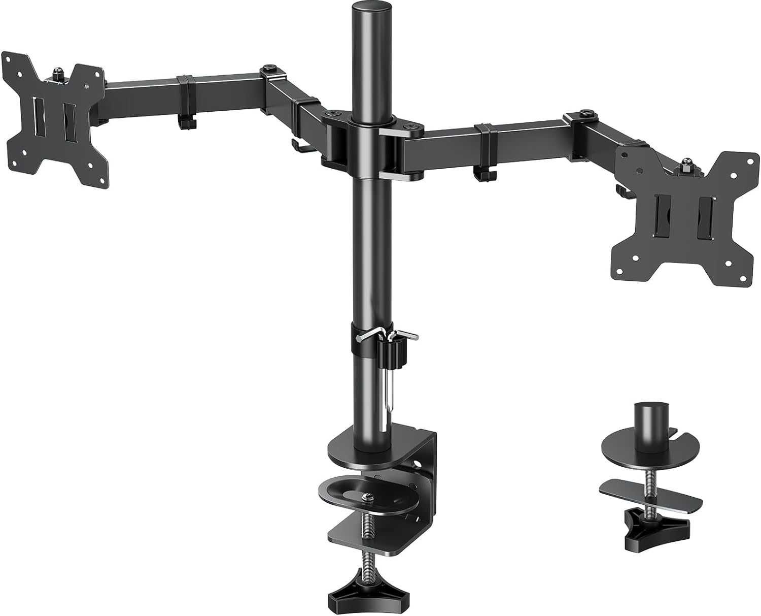 Podwójny stelaż na 2 monitory stojak przykręcany 13-32" 8kg/ramię