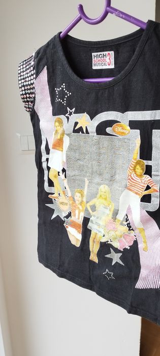 Zestaw koszulek z krótkim rękawem lato t-shirt 122 128 panterka