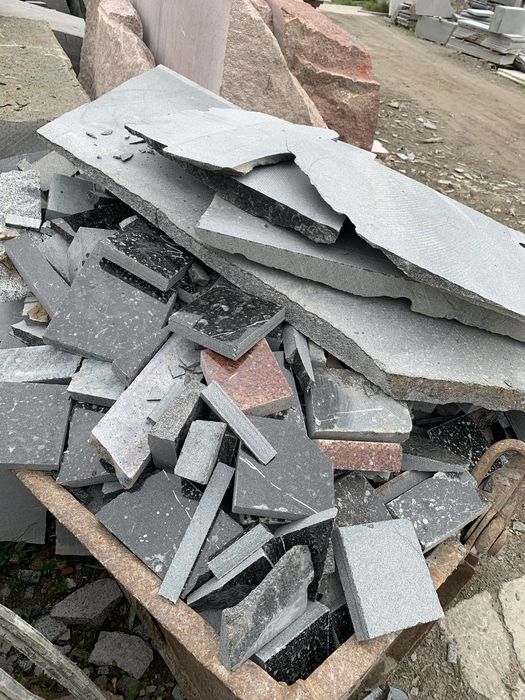 Бут гранітний. Обрізки граніту