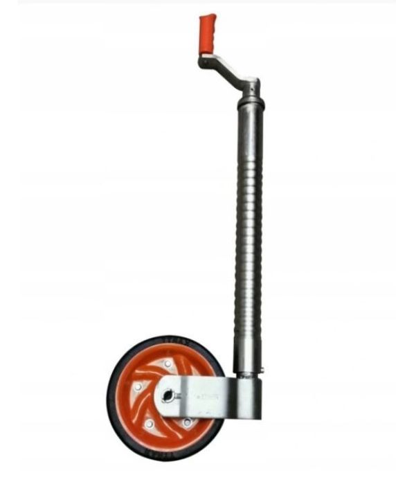 Koło podporowe do przyczepy z uchwytem, kółko manewrowe z obejmą