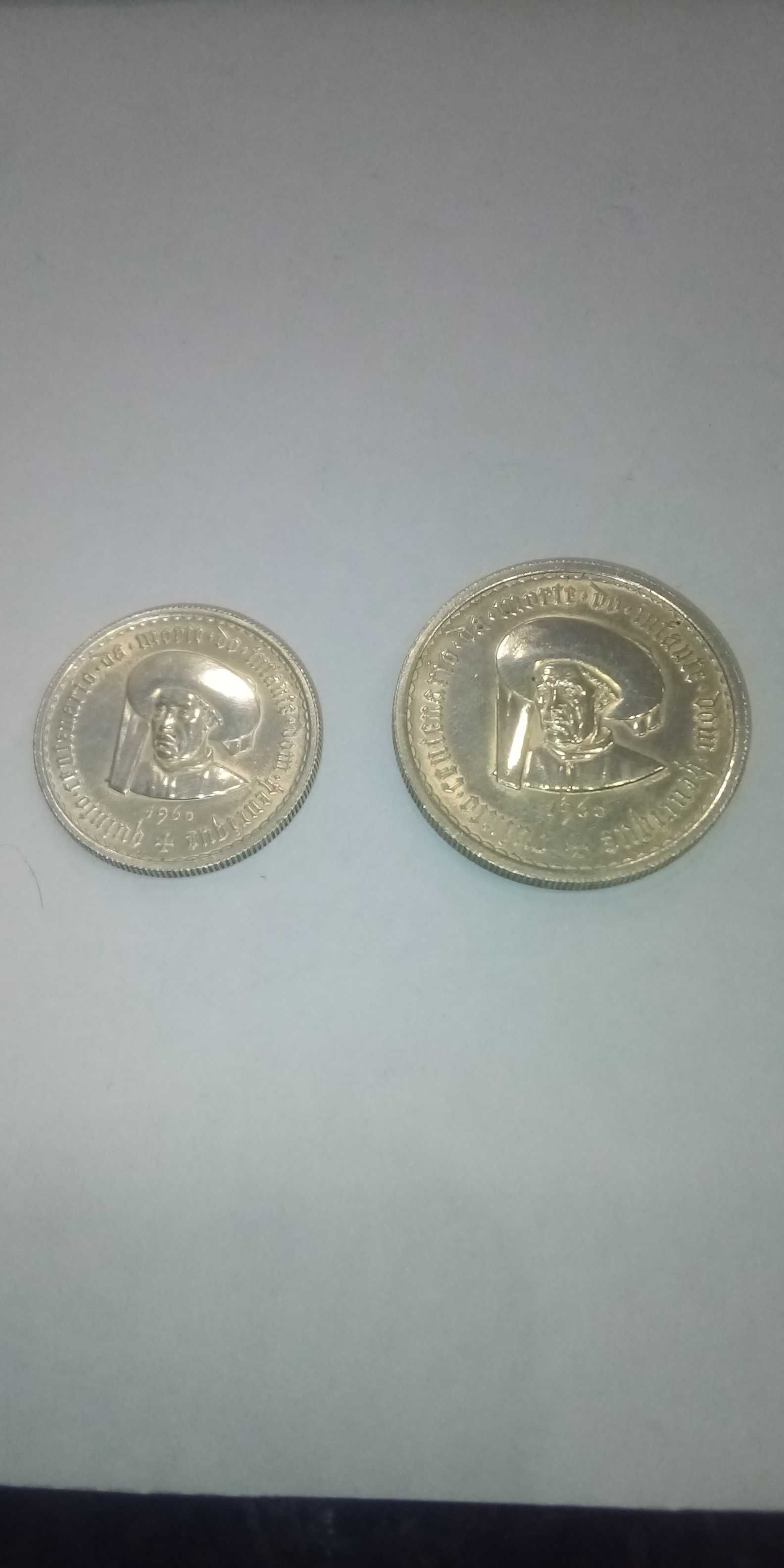 Set moedas em prata morte infante dom Henrique