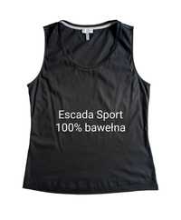 Czarny tank top Escada rozm. L