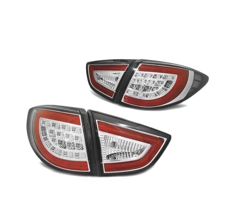 FAROLINS TRASEIROS LED HYUNDAI IX35 09-13 CROMADO