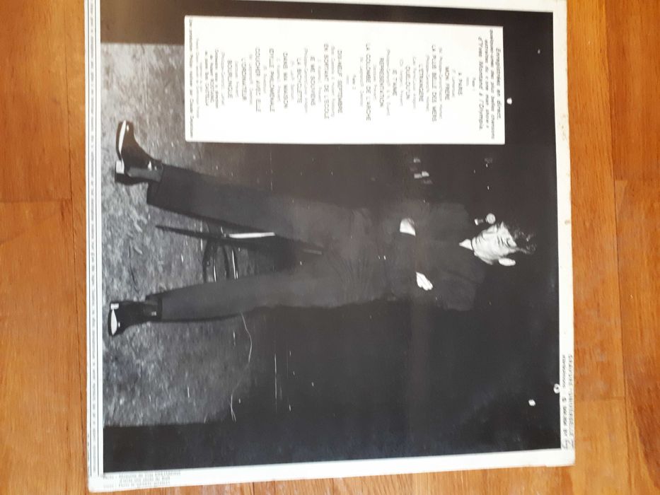 Disco em vinil Yves Montand à L´Olympia